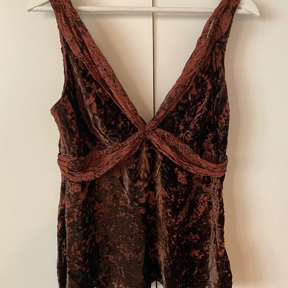 Elie Tahari Velvet Top (Sz L)